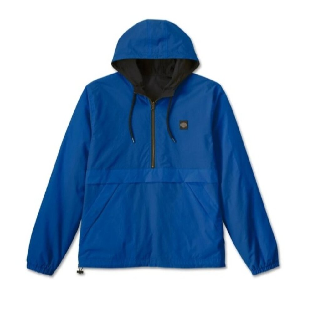 Harley-Davidson Black and Blue Racing Hoodie Men 3XL Reversible 012026 - Picture 4 of 10